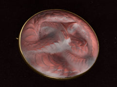 c1900 Rene Lalique Serpent Brooch (side view)