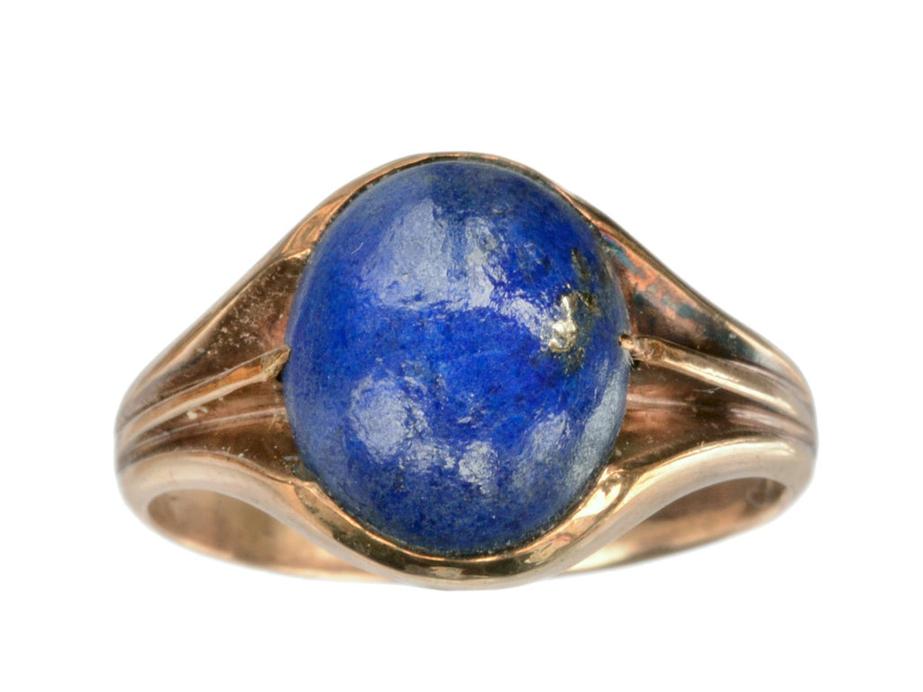 1900s Lapis Lazuli Ring (on white background)