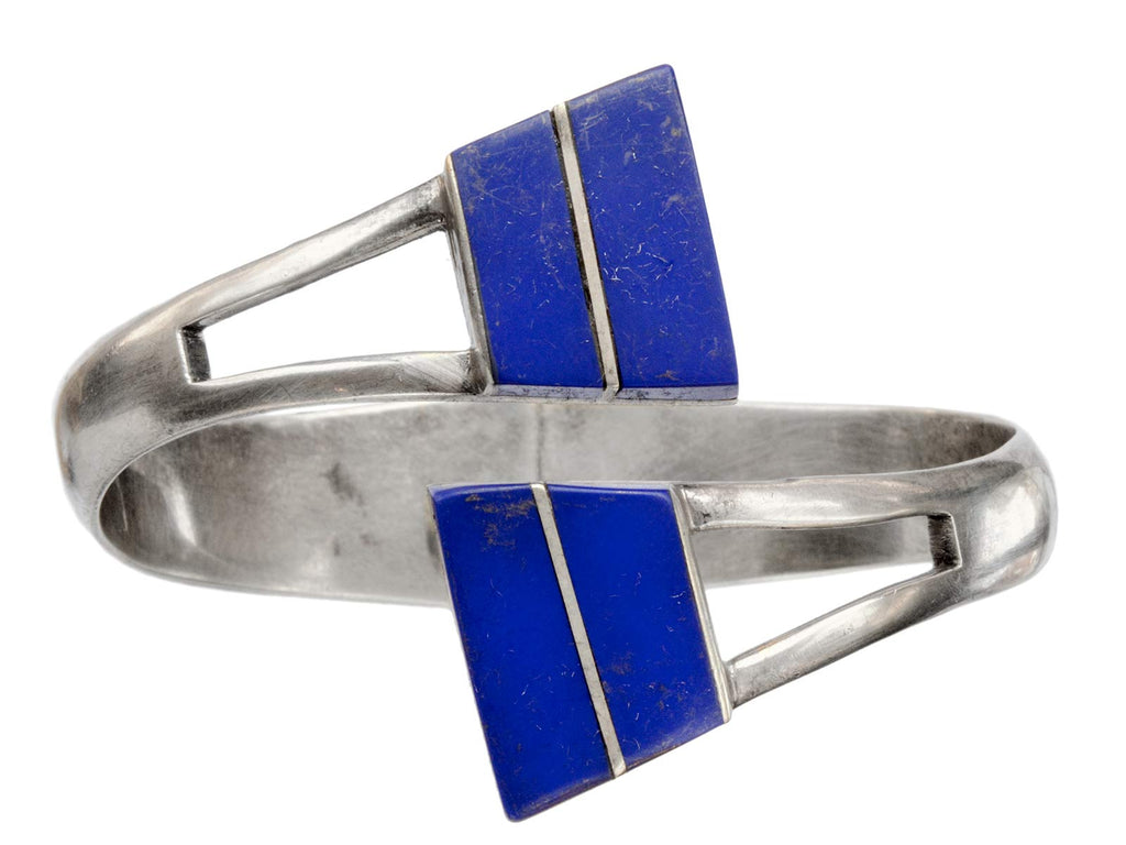 Vintage Lapis Bracelet (on white background)
