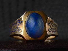 1930-40s Lapis Dragon Ring