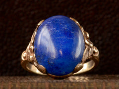 1910-20s Edwardian Lapis Ring