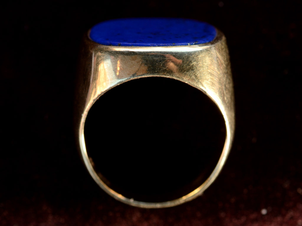 c1960 Lapis Signet Ring