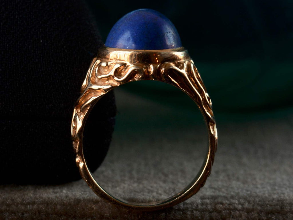 1960s Modernist Lapis Ring