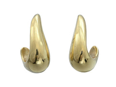 1980s Small Gold Hoops