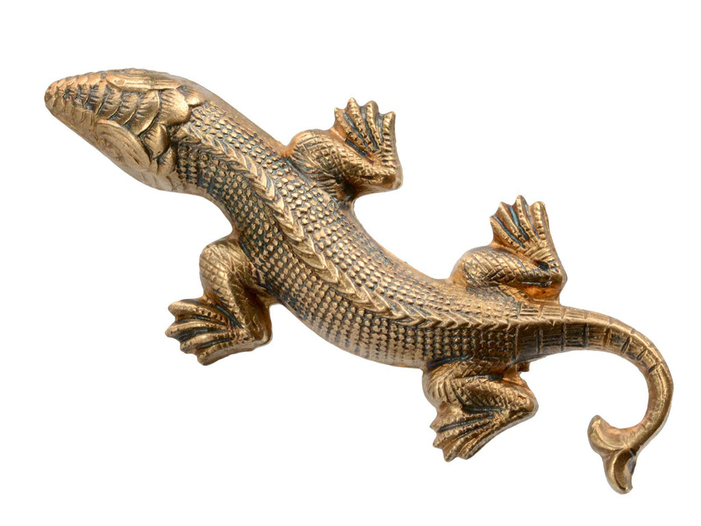 1890s Victorian Lizard Brooch (on white background)