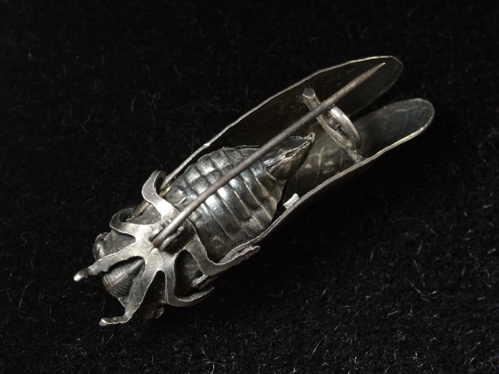 c1890 French Cicada Brooch
