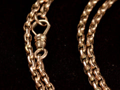 c1890 Long Victorian Gold Chain