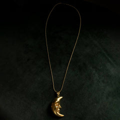 1980s Man-in-the-Moon Pendant