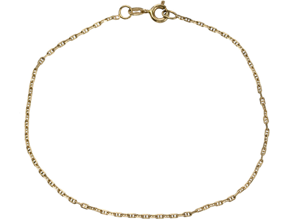 c1970 Tiny Mariner Link Bracelet (on white background)