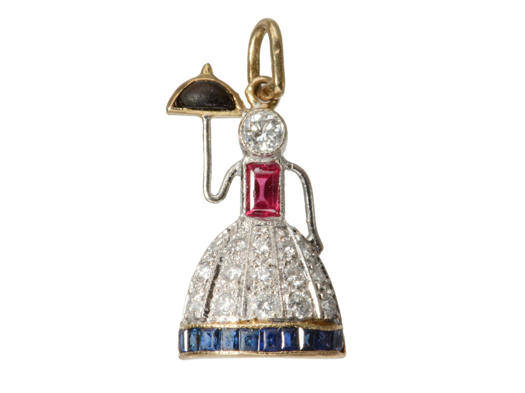 c1965 Mary Poppins Diamond Charm (on white background)