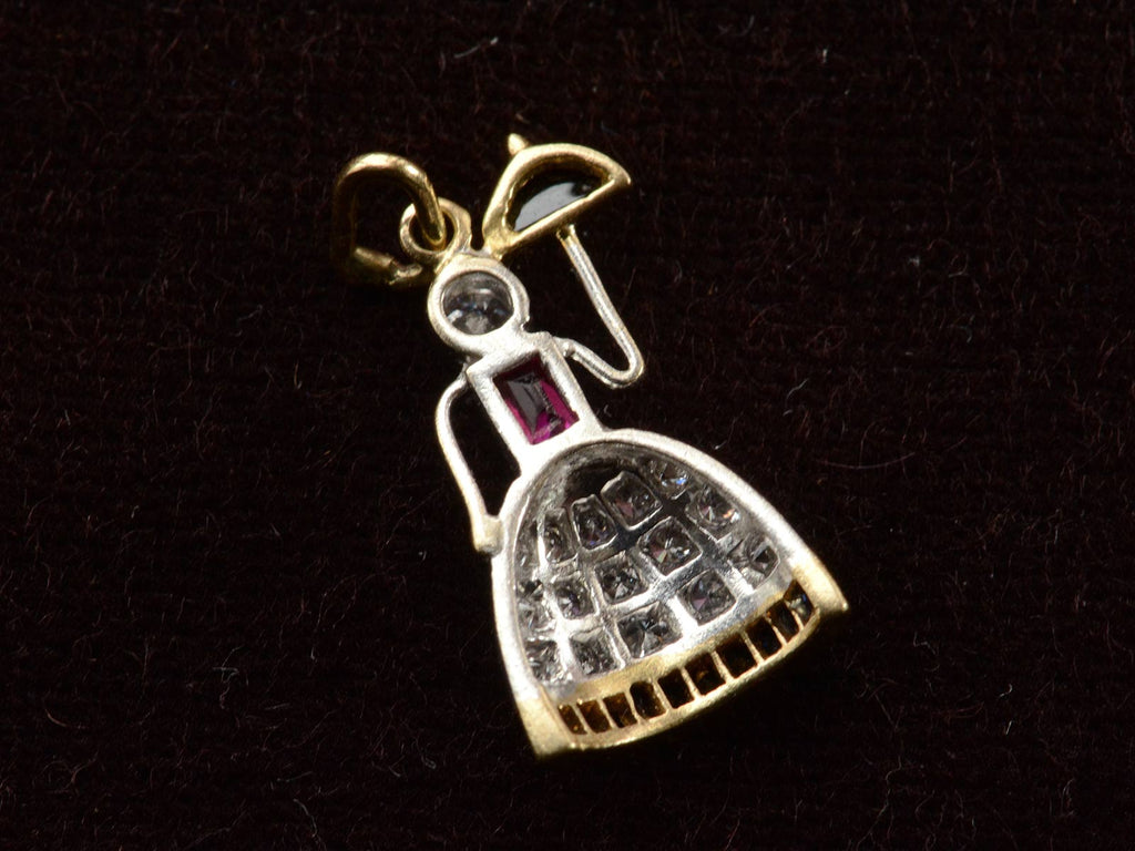 c1965 Mary Poppins Diamond Charm (backside)