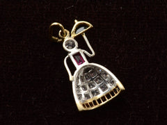 thumbnail of c1965 Mary Poppins Diamond Charm (backside)