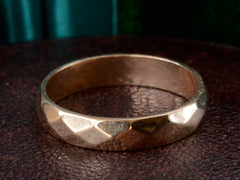 1954 Faceted Wedding Band