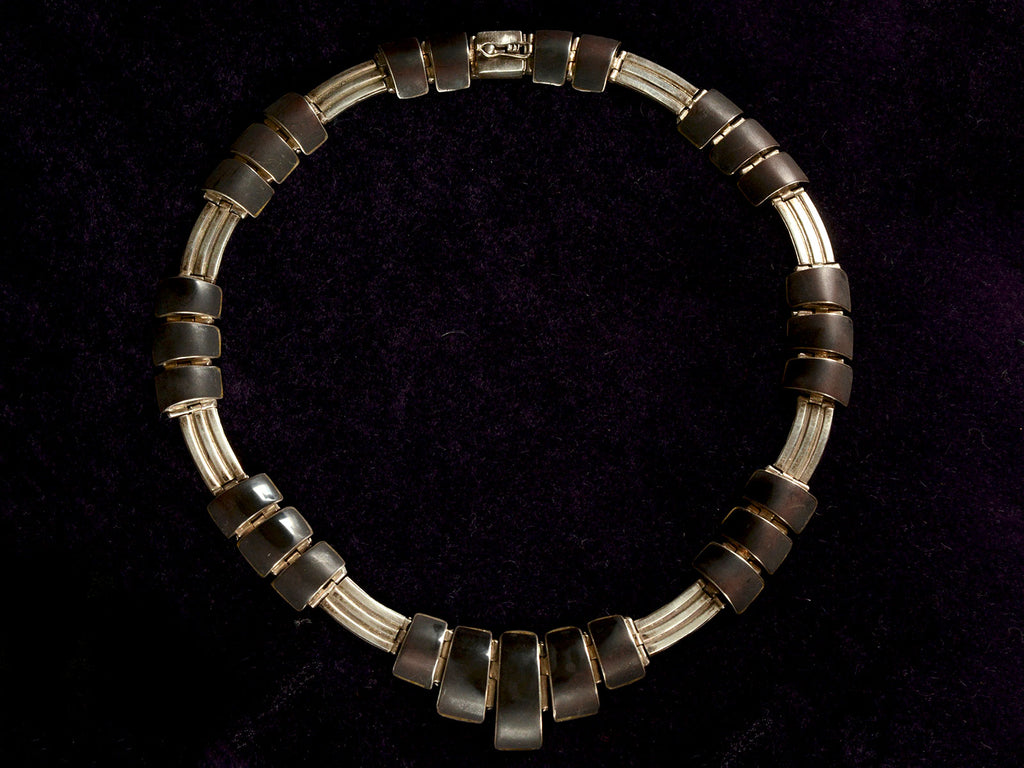 1950s Mexican Silver Necklace