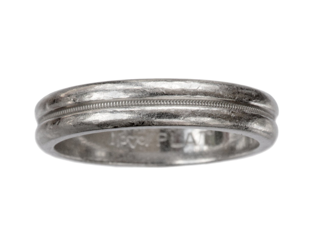 Mid 1900s Double Platinum Band (on white background)