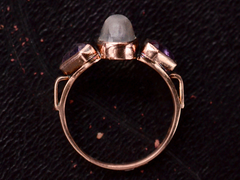 1900s Moonstone and Amethyst Ring – Erie Basin