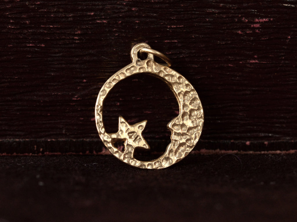 c1980 Man in the Moon Charm