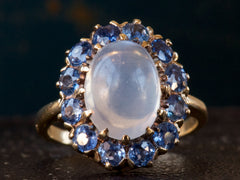 thumbnail of 1900s Moonstone and Sapphire Ring (detail)