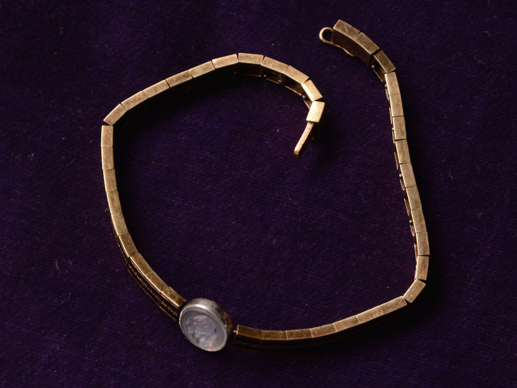 1900s Moonstone Cameo Bracelet (backside)