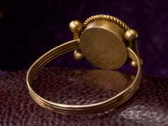 1880s Micromosaic Bug Ring