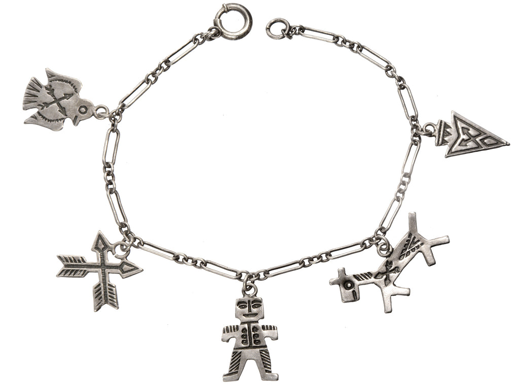 c1920 Navajo Charm Bracelet