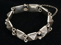 thumbnail of c1890 Niello Bracelet (on black background)