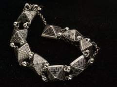 thumbnail of c1890 Niello Bracelet (shown open)