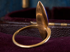 1900s Art Nouveau Lapis Ring