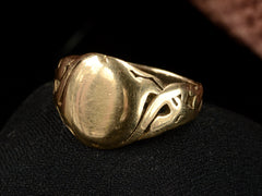 c1900 Art Nouveau Signet Ring