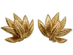 1960s Vintage French 18K Ear Clips by OJ Perrin
