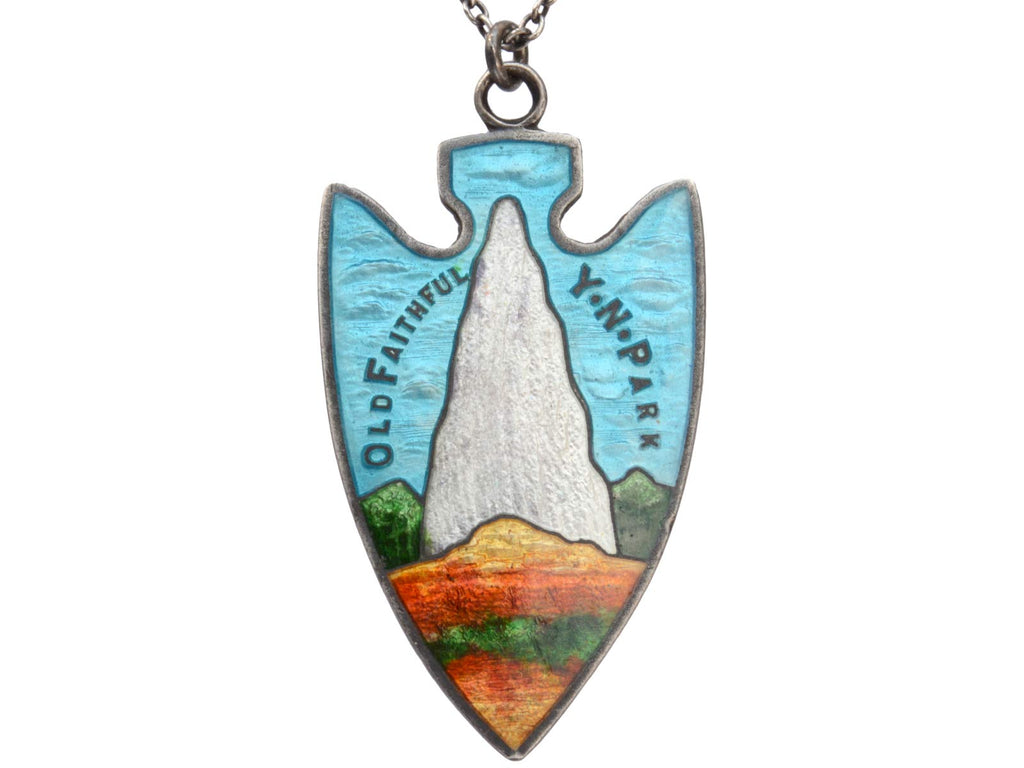 1930s Old Faithful Pendant (on white background)