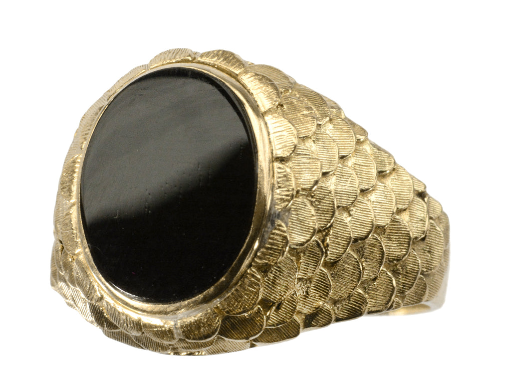 c1970 Fish Scale Signet (on white background)