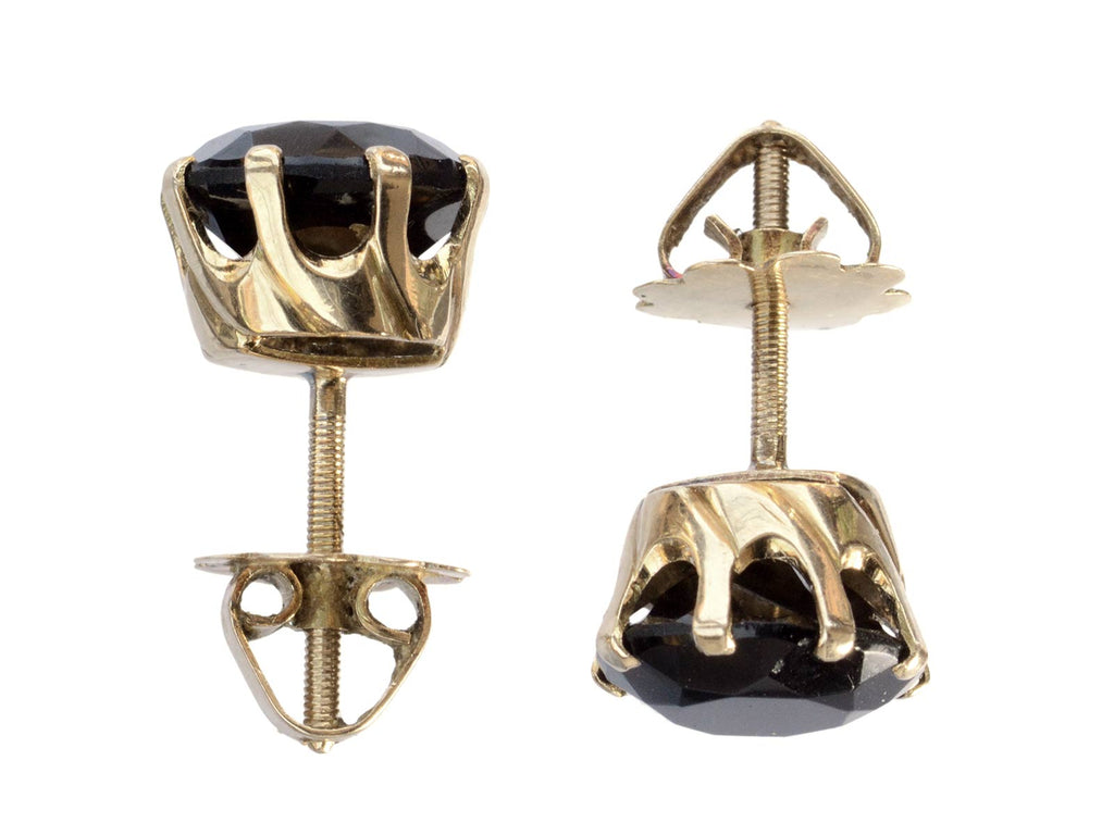 c1950 Onyx Studs (on white background)
