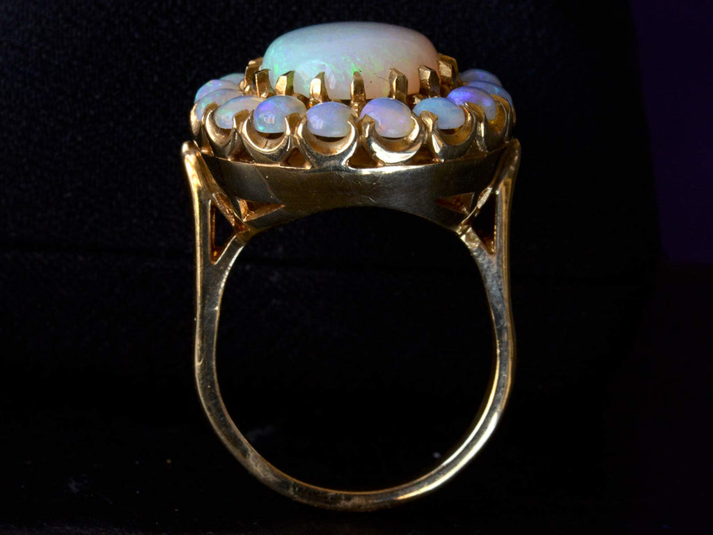 Vintage Opal Cluster Ring