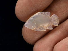 c1990 Carved Opal Fish