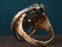 Georgian Opaline Paste Ring