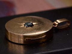 1890s Black Opal Locket
