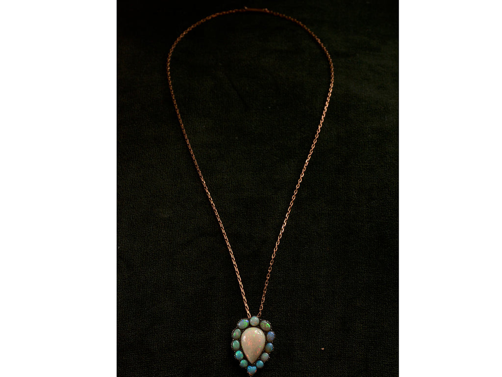 1890s Victorian Opal Necklace