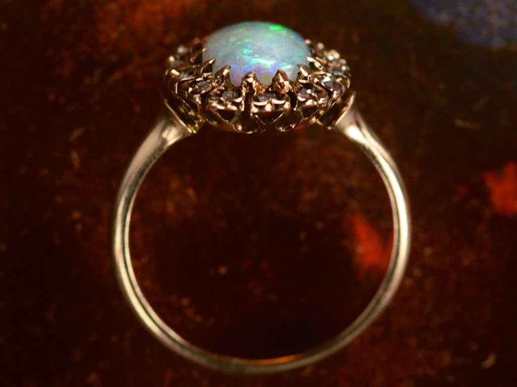 1890s Opal & Diamond Ring