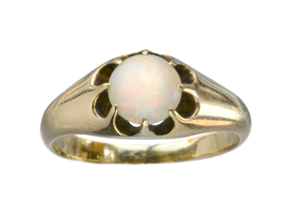 1890s Victorian Opal Ring (on white background)