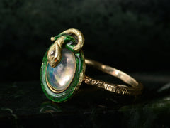 c1900 Opal Snake Ring