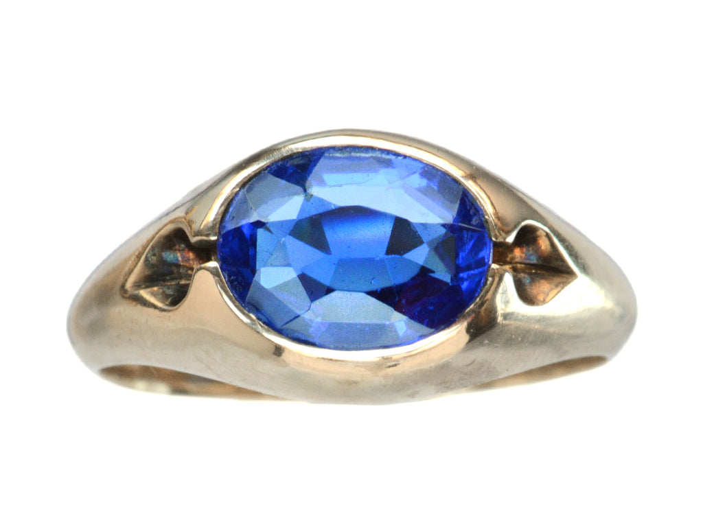 c1910 Art Nouveau Ring (on white background)