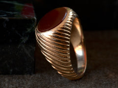 1940s Carnelian Signet Ring