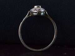 thumbnail of 1920s French Oval Filigree Ring (profile view)