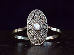 thumbnail of 1920s French Oval Filigree Ring (detail)