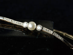 c1920 Deco Pearl Bracelet