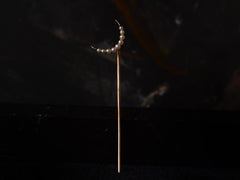 1900s Pearl Crescent Stick Pin