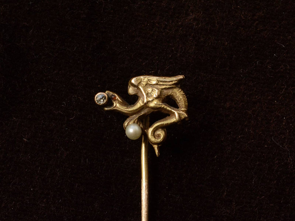 c1890 Dragon Stick Pin