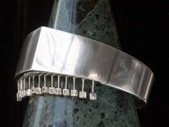 thumbnail of Pelle x Erie Basin Silver Veil Bracelet (side view)