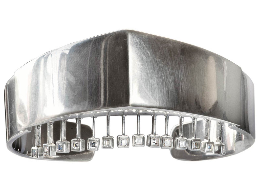 Pelle x Erie Basin Silver Veil Bracelet (on white background)